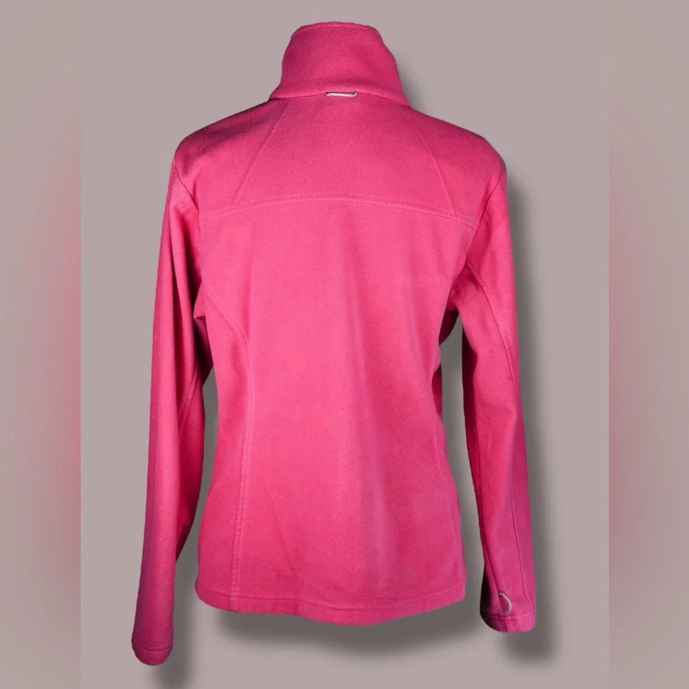 Columbia Women’s Pink Fleece Full Zip Jacket L – Style